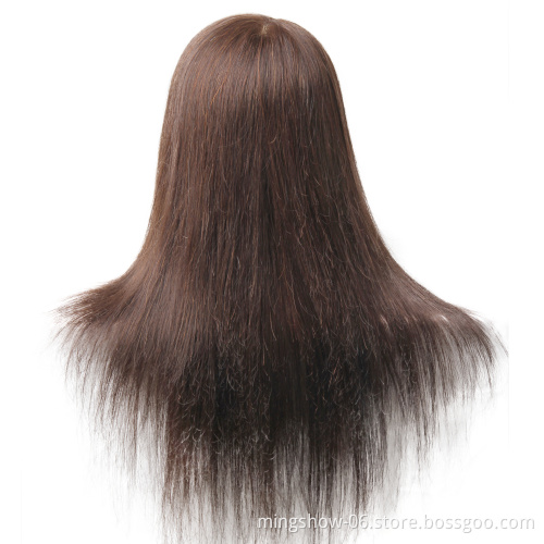 Professional heat resistant wig training mannequin head hair practice head for barber